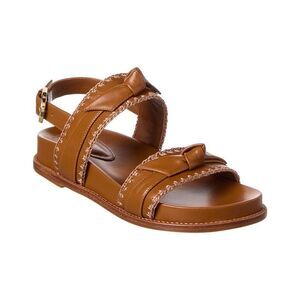 Alexandre Birman Regina Sport Leather Sandal, Brown